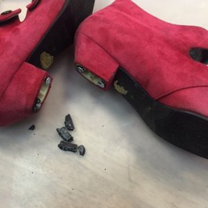 【ヒール ゴム交換】久しぶりに履いたらゴム取れた!